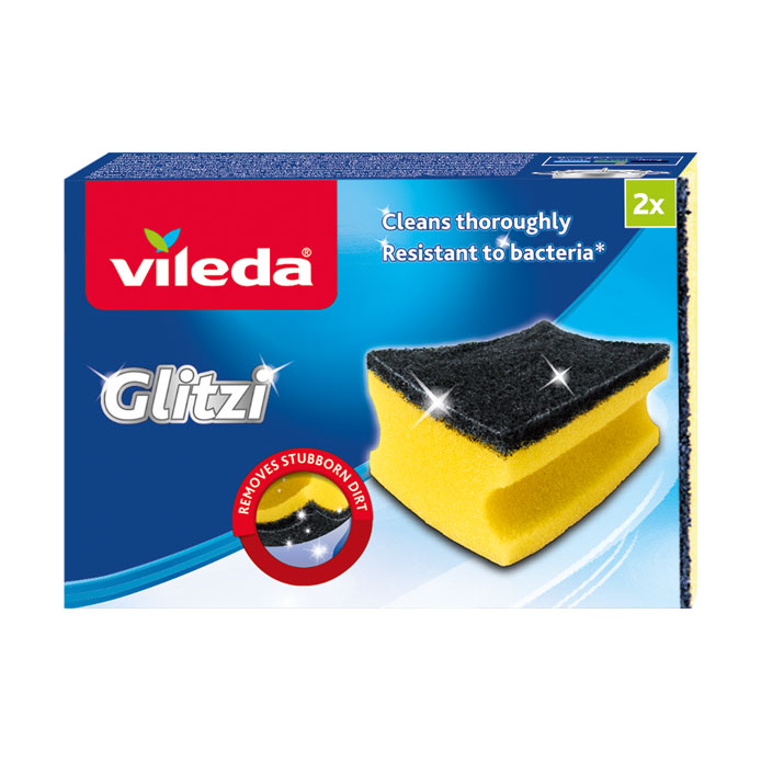 Vileda Glitzi: az erős dörzsfelületű mosogatószivacs